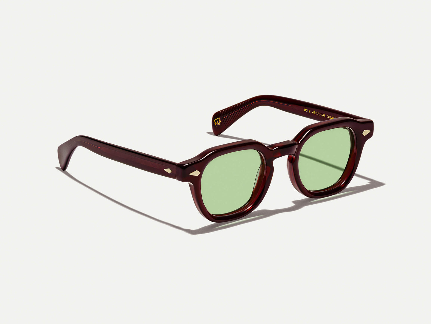 Moscot Dolt With Green+ Sunglasses