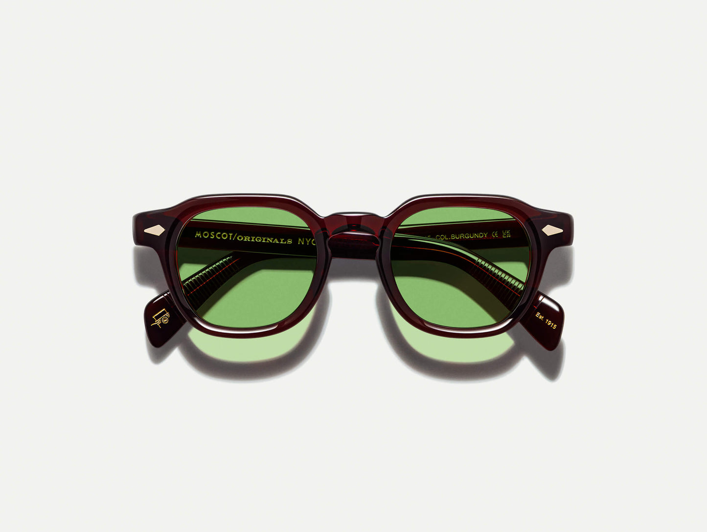 Moscot Dolt With Green+ Sunglasses