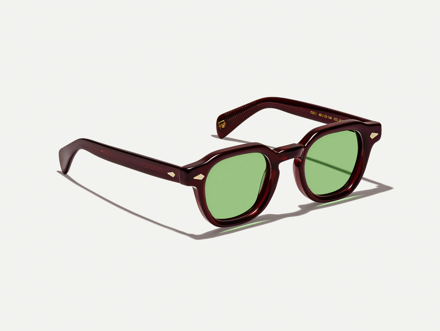 Moscot Dolt With Green+ Sunglasses