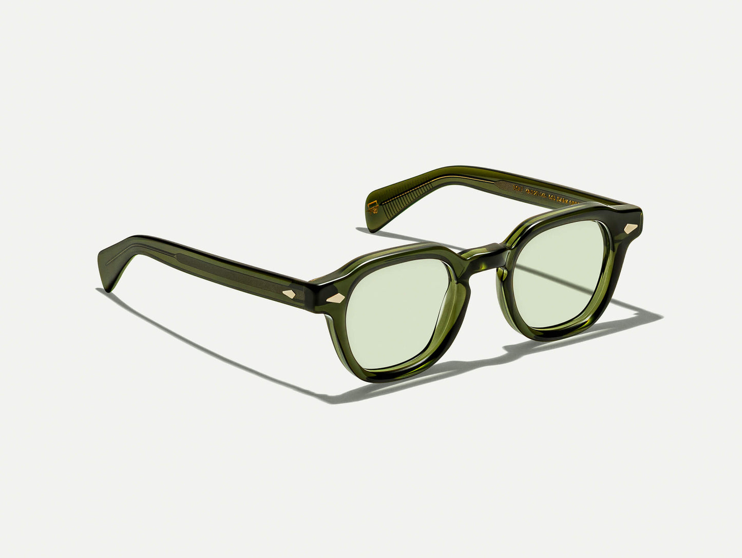 Moscot Dolt With Green+ Sunglasses