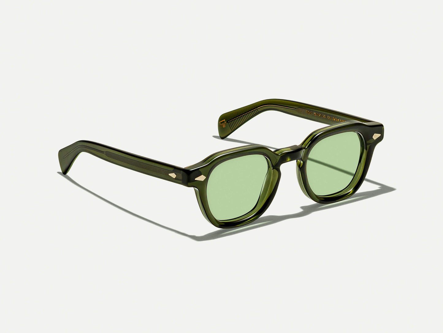 Moscot Dolt With Green+ Sunglasses