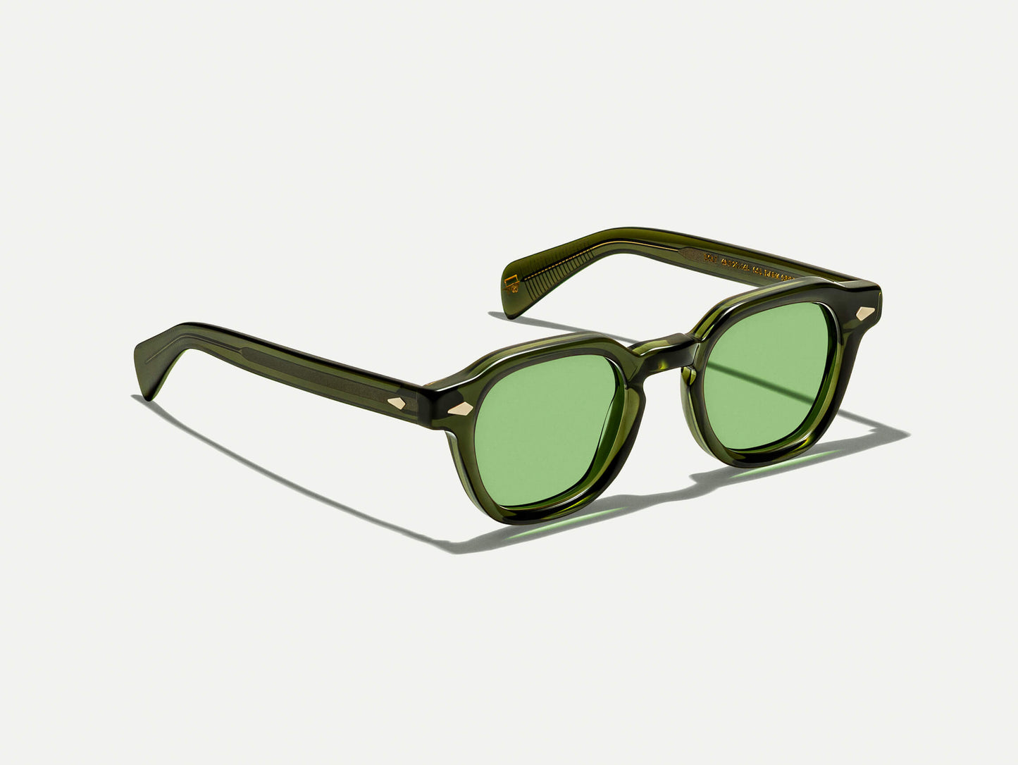 Moscot Dolt With Green+ Sunglasses