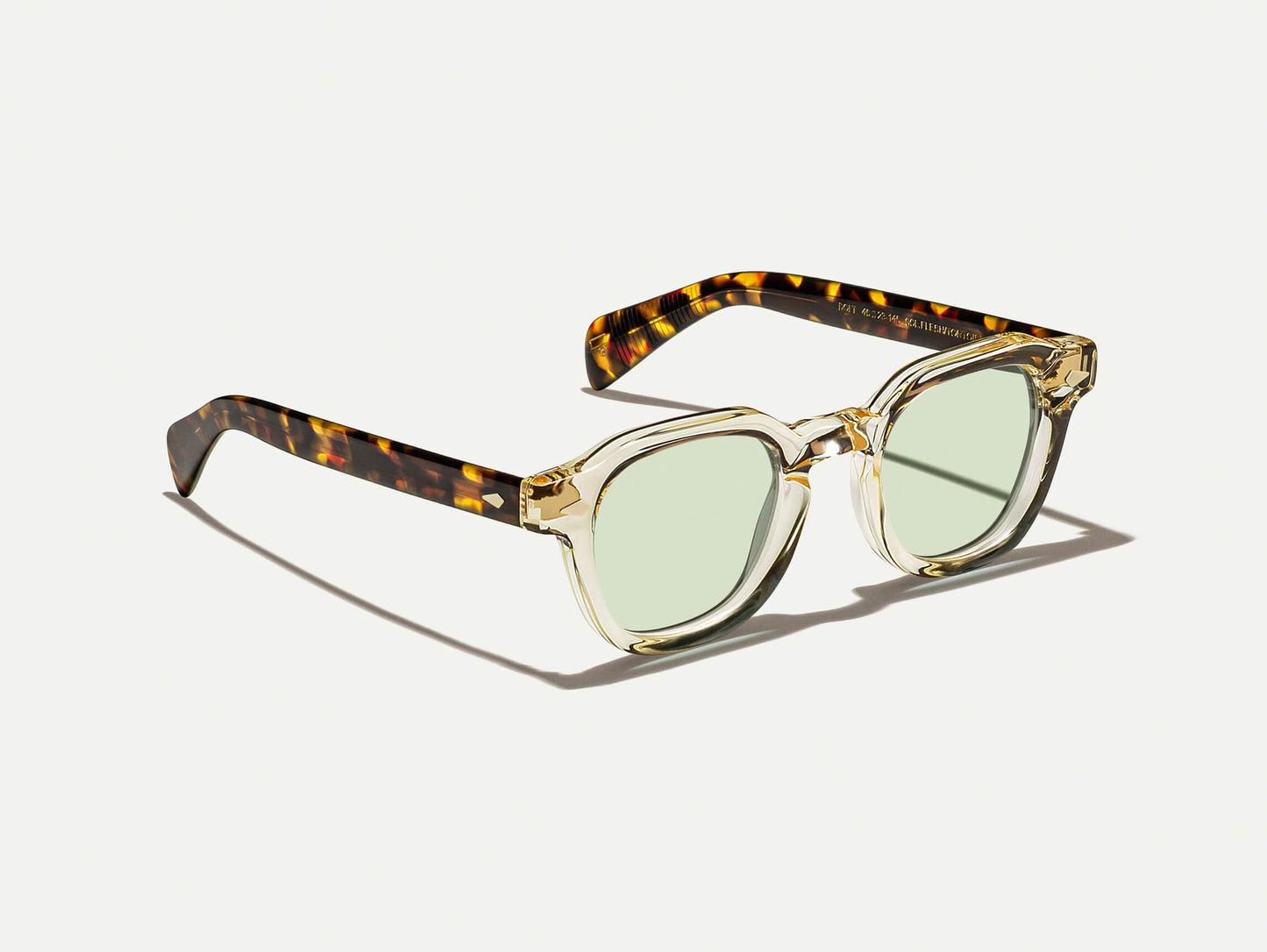 Moscot Dolt With Green+ Sunglasses