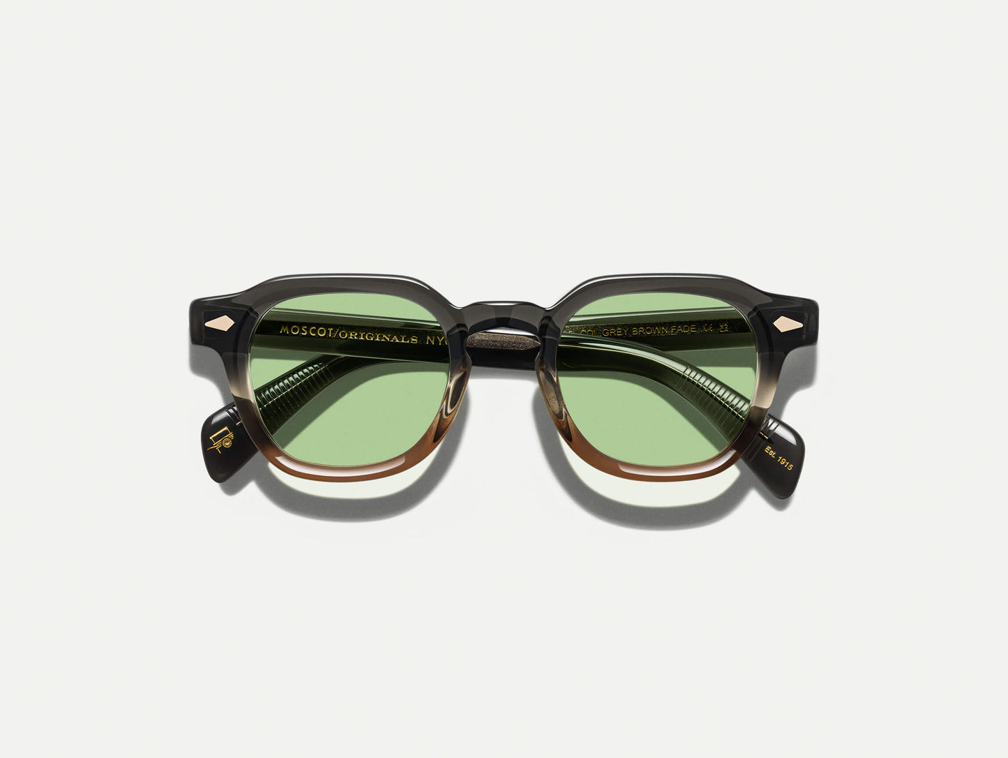 Moscot Dolt With Green+ Sunglasses