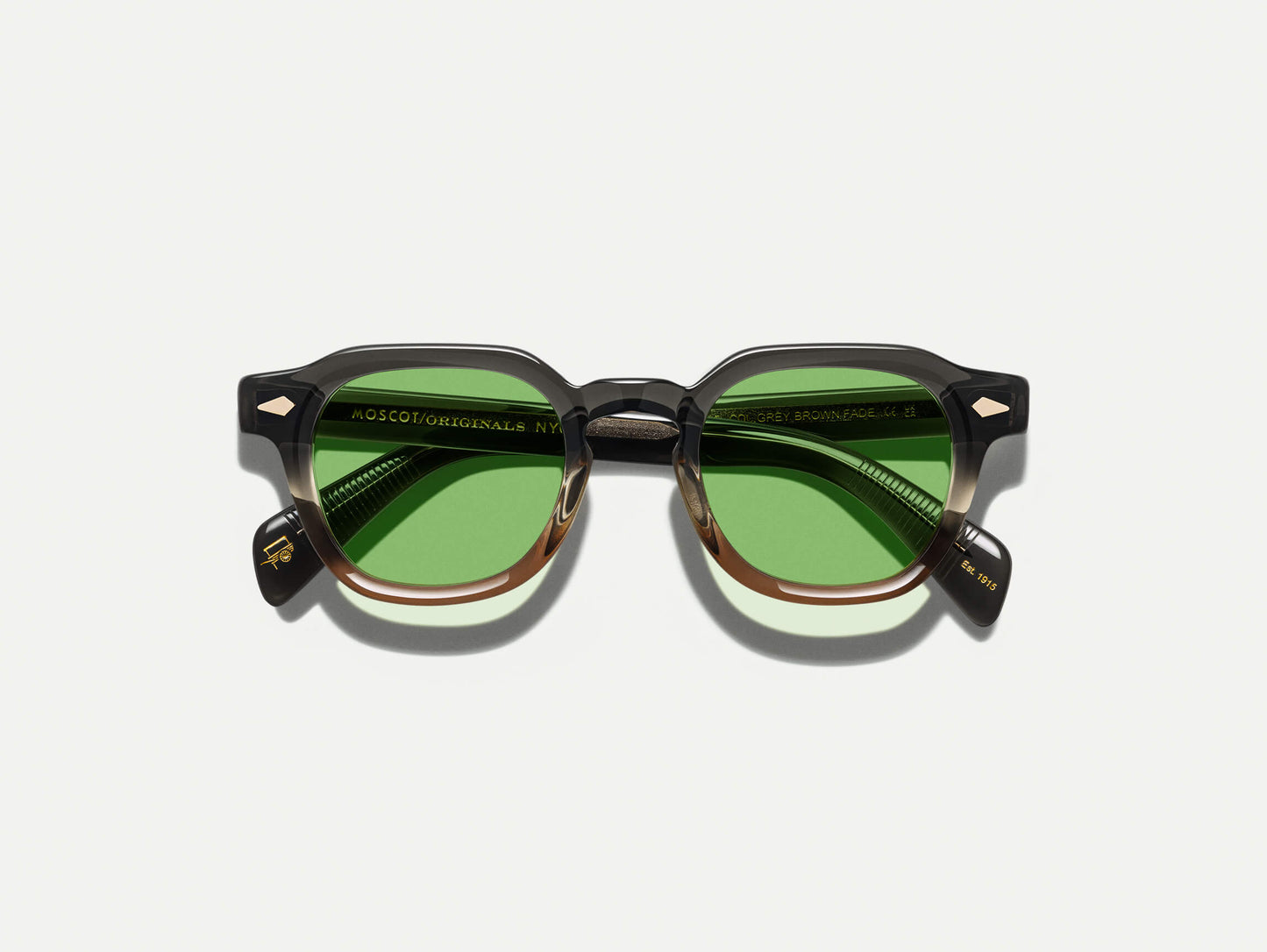 Moscot Dolt With Green+ Sunglasses