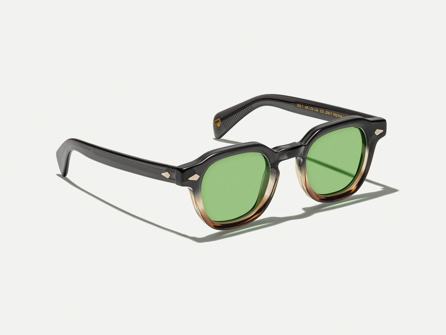 Moscot Dolt With Green+ Sunglasses