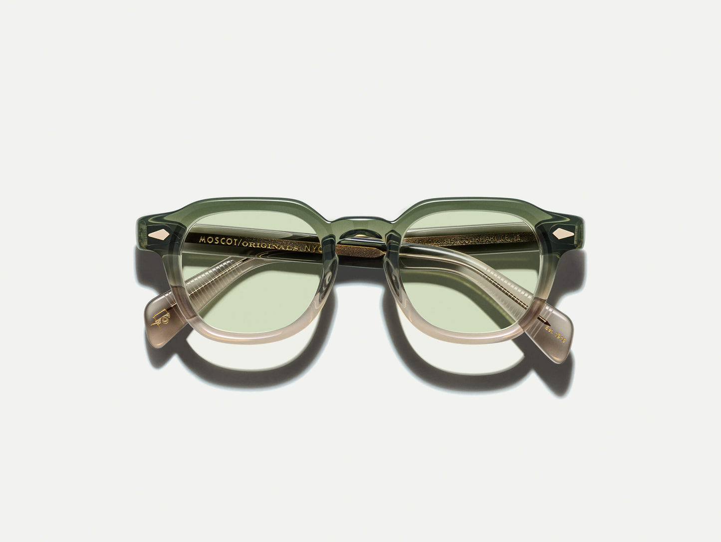 Moscot Dolt With Green+ Sunglasses