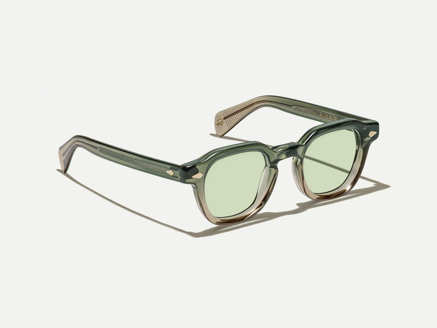 Moscot Dolt With Green+ Sunglasses