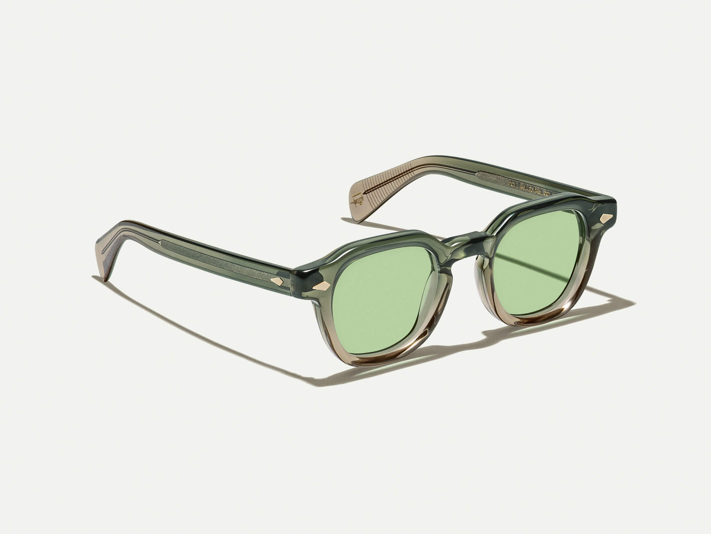 Moscot Dolt With Green+ Sunglasses