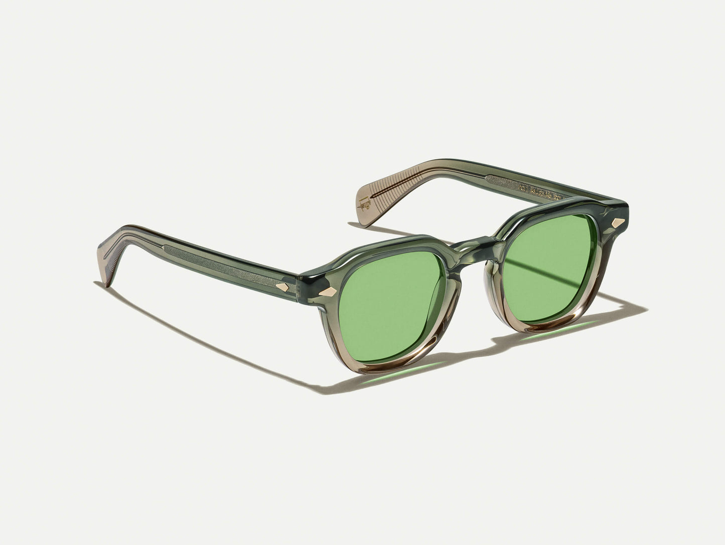 Moscot Dolt With Green+ Sunglasses