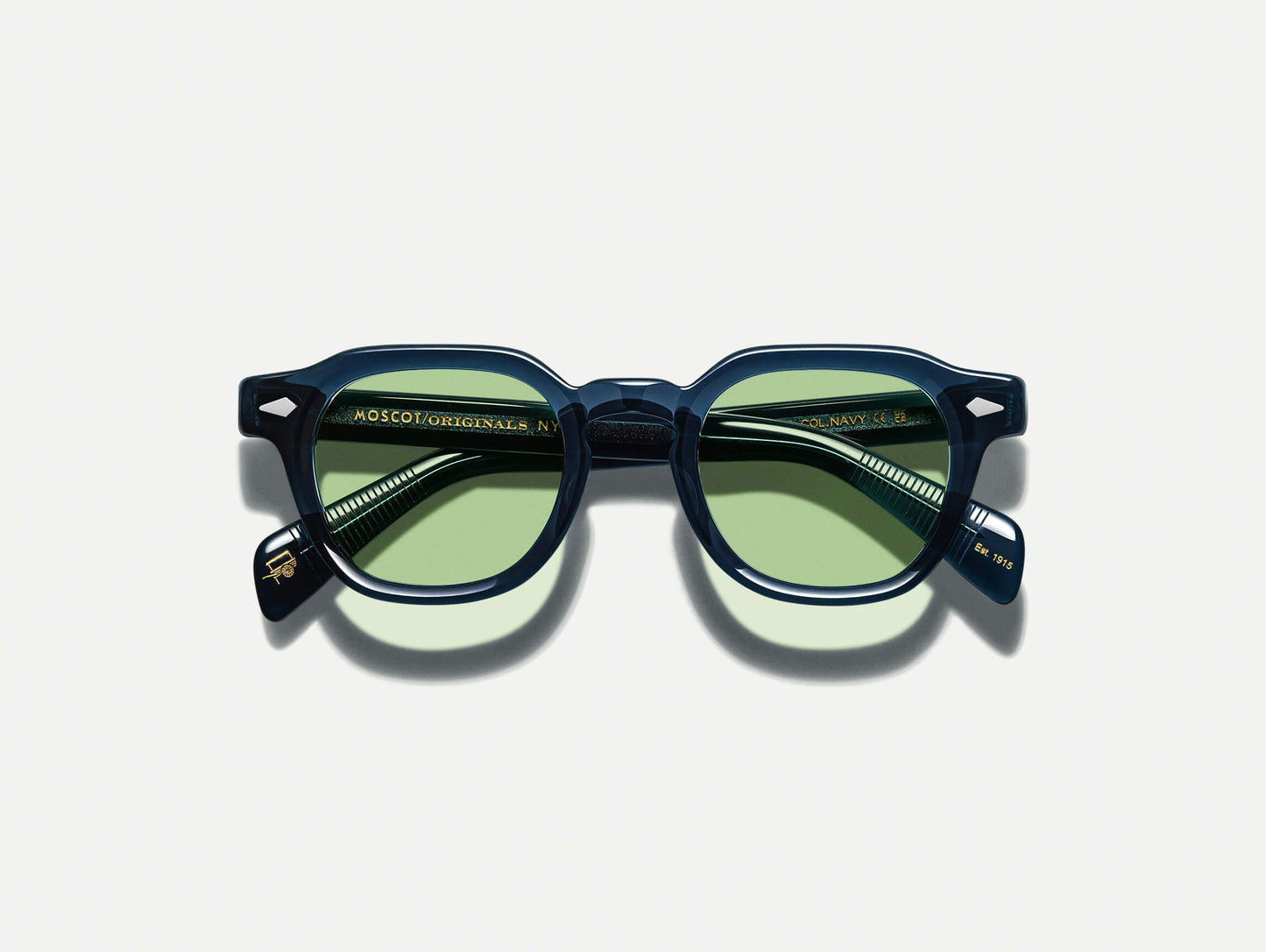 Moscot Dolt With Green+ Sunglasses