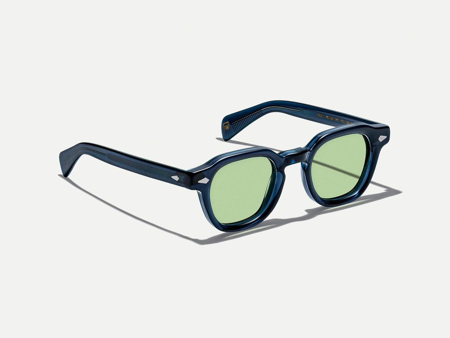 Moscot Dolt With Green+ Sunglasses