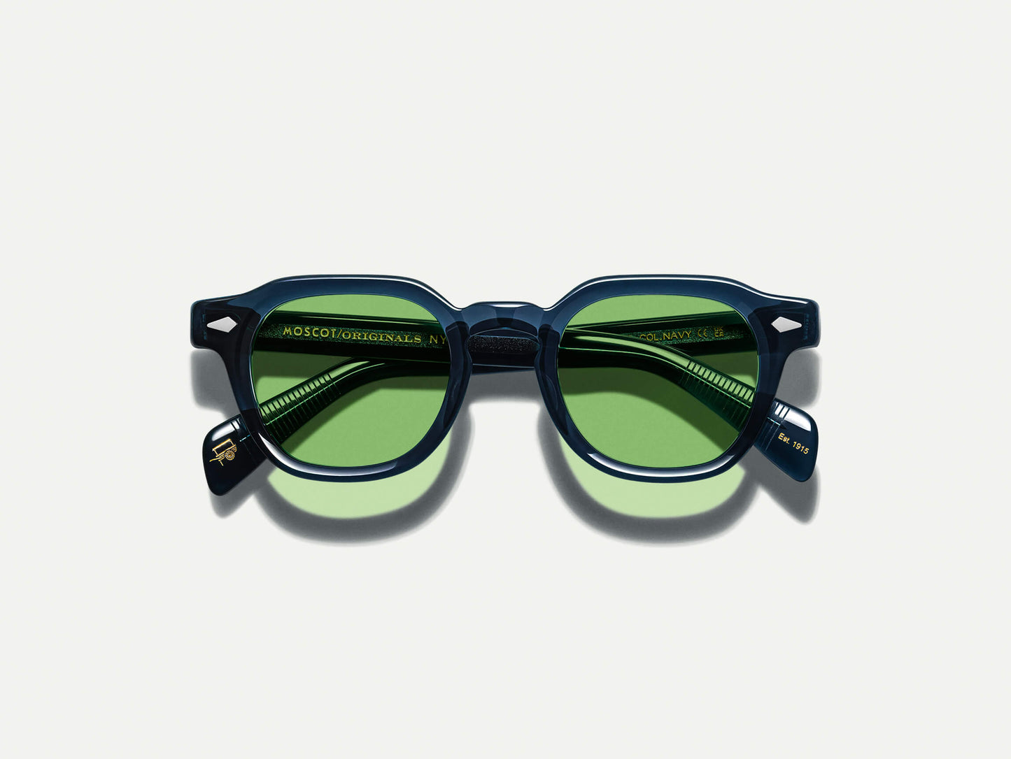 Moscot Dolt With Green+ Sunglasses