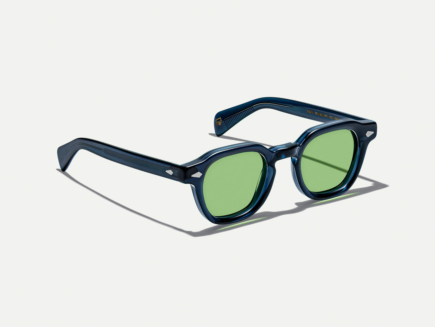 Moscot Dolt With Green+ Sunglasses
