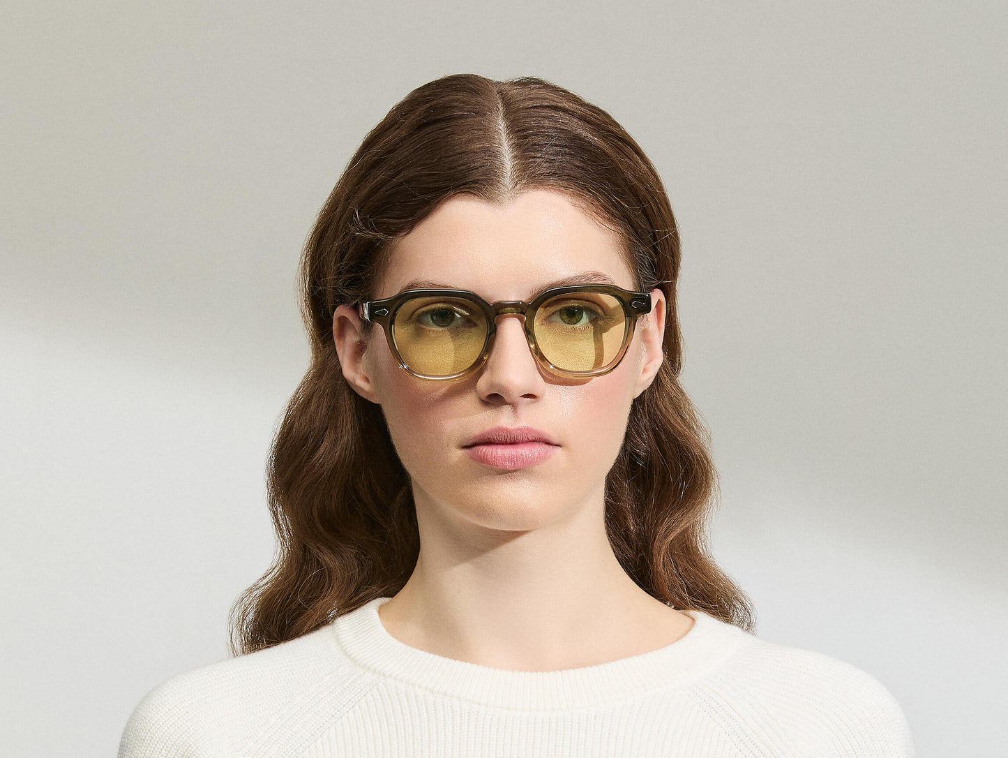 Moscot Dolt With Green+ Sunglasses