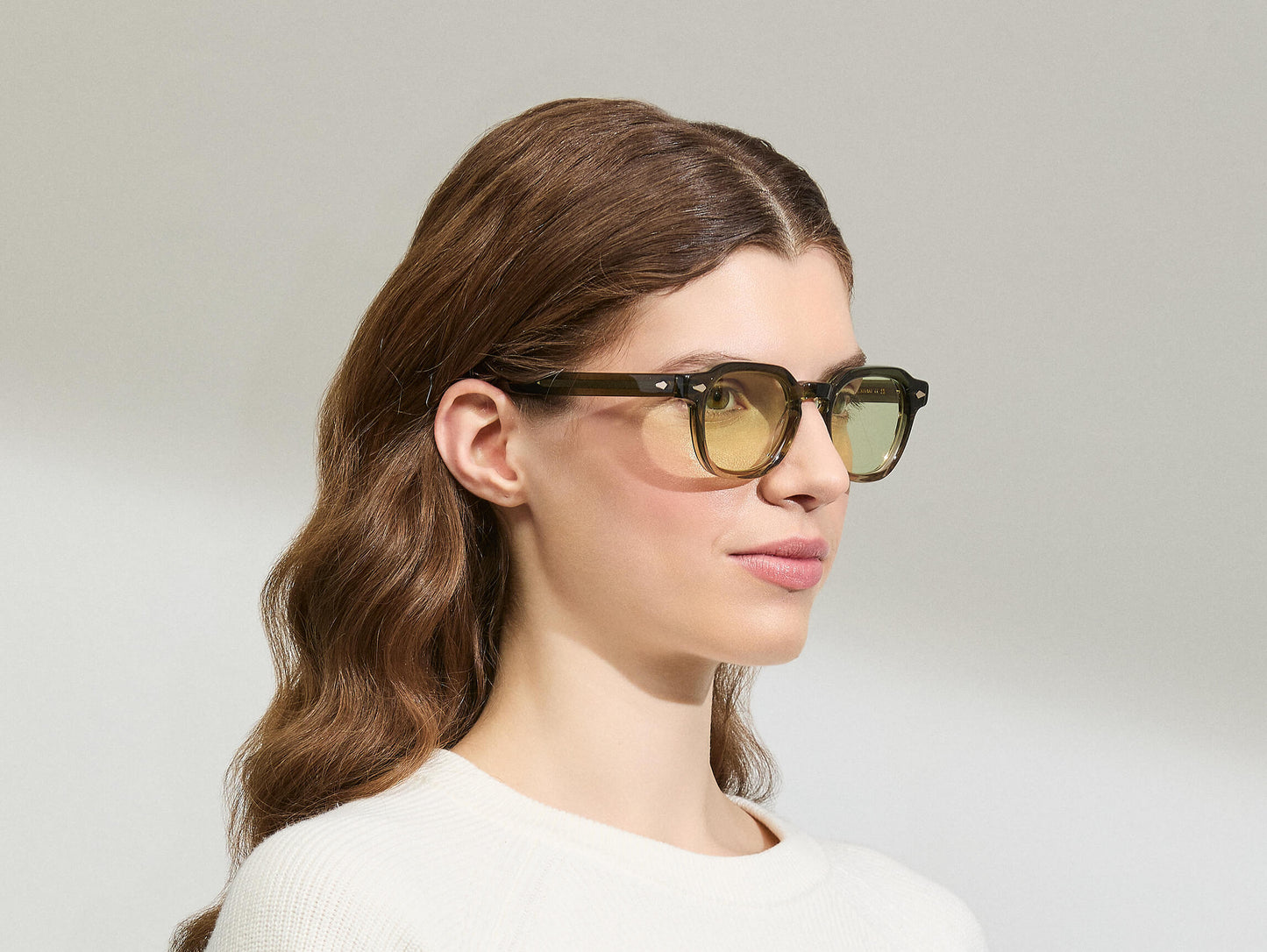 Moscot Dolt With Green+ Sunglasses