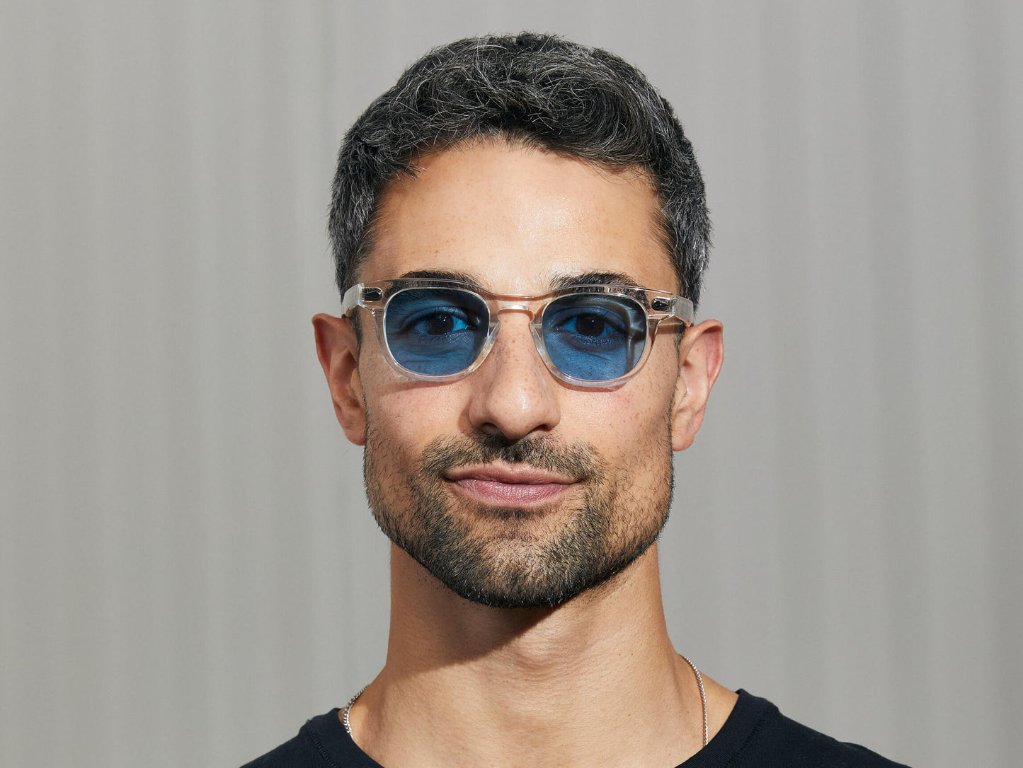 Moscot Gelt Crystal With Custom Made Tints Sunglasses