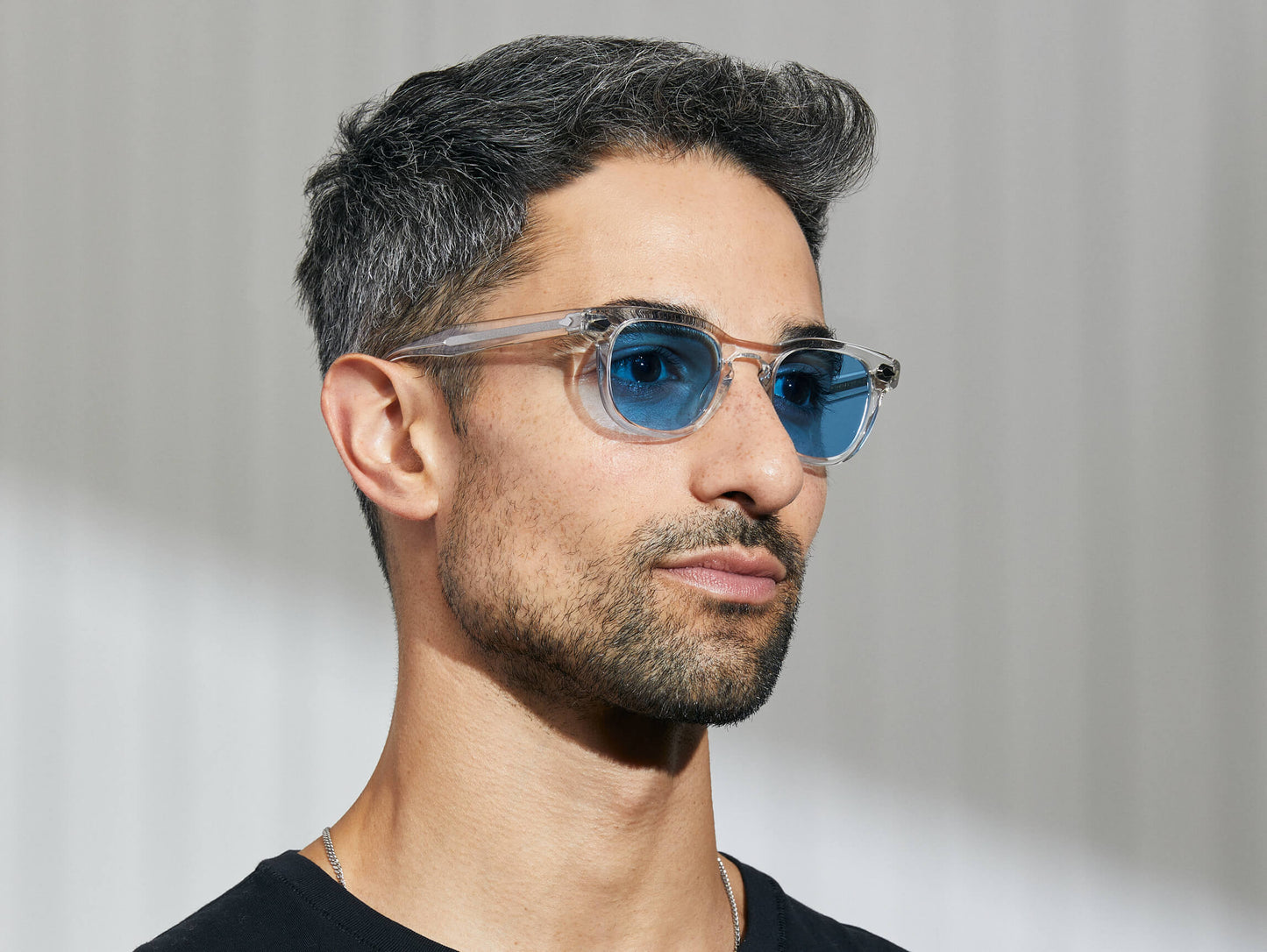 Moscot Gelt Crystal With Custom Made Tints Sunglasses