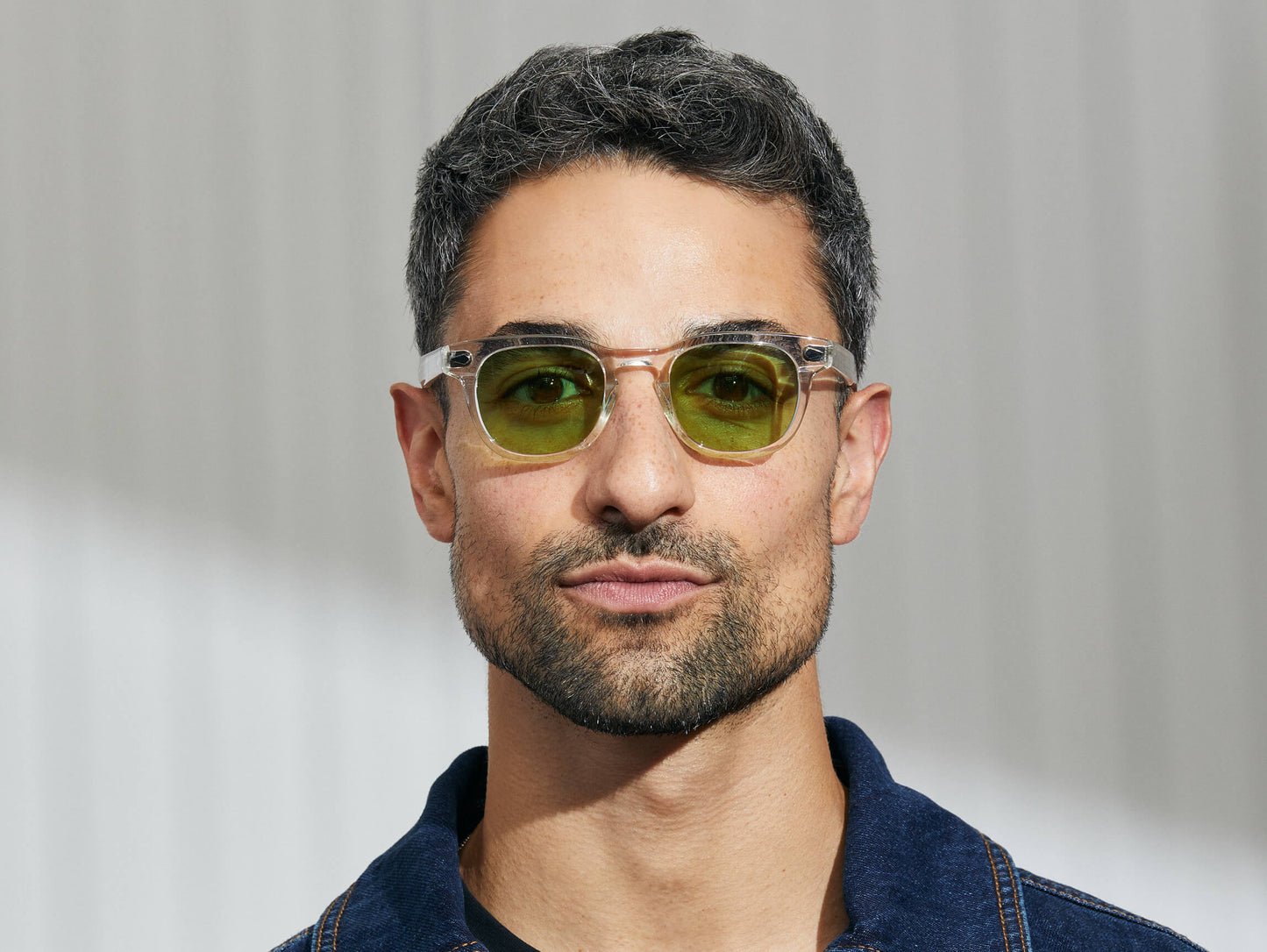 Moscot Gelt Crystal With Custom Made Tints Sunglasses