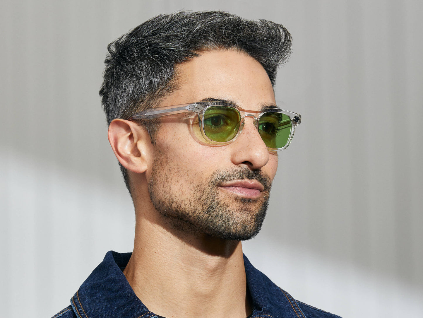 Moscot Gelt Crystal With Custom Made Tints Sunglasses