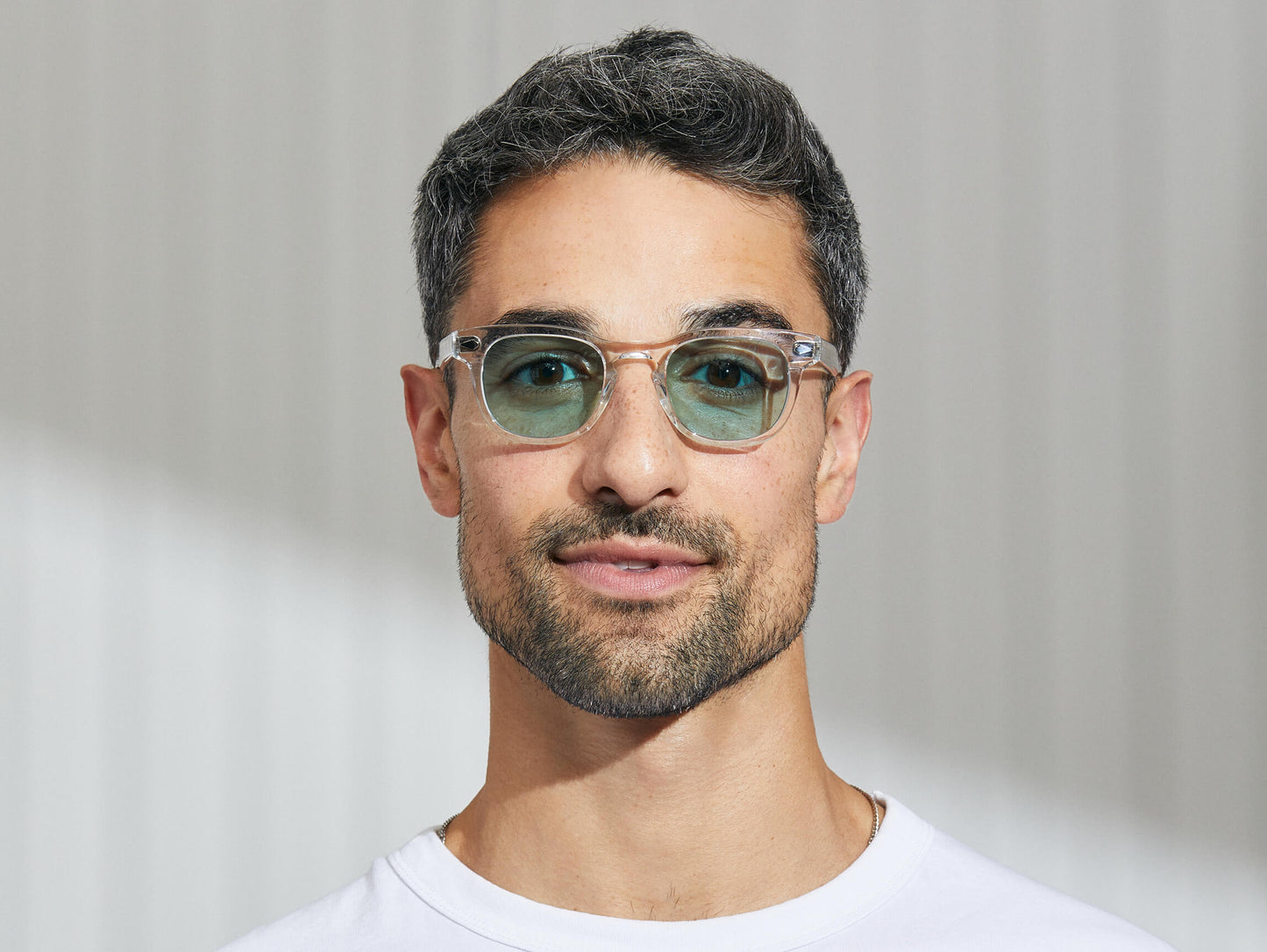 Moscot Gelt Crystal With Custom Made Tints Sunglasses