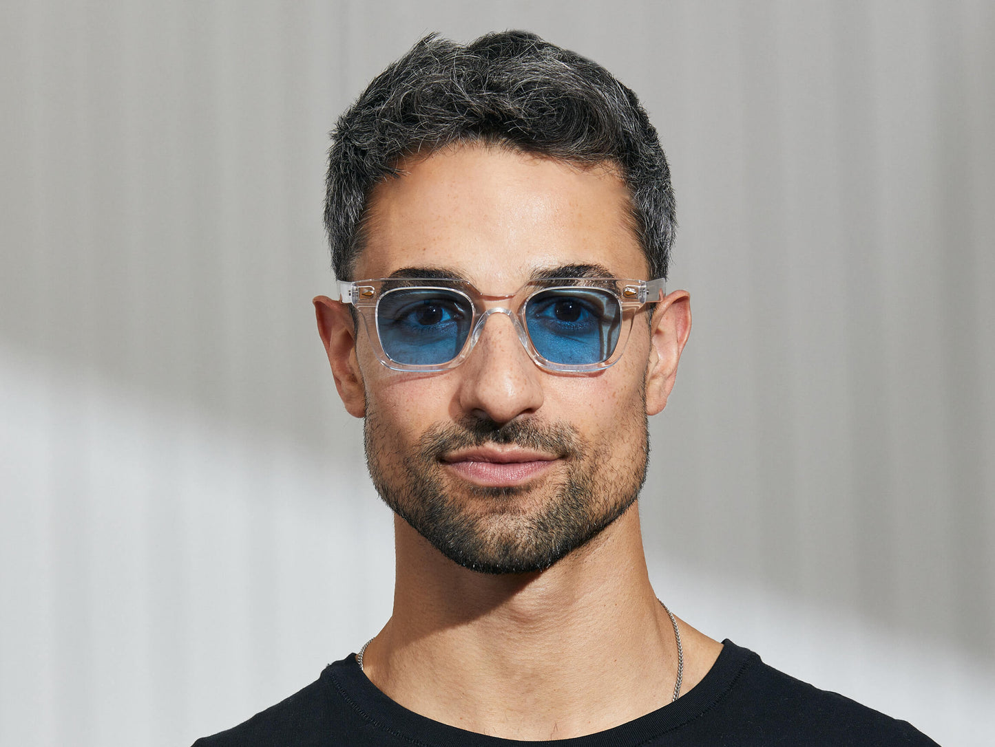 Moscot Grober Crystal With Custom Made Tints Sunglasses
