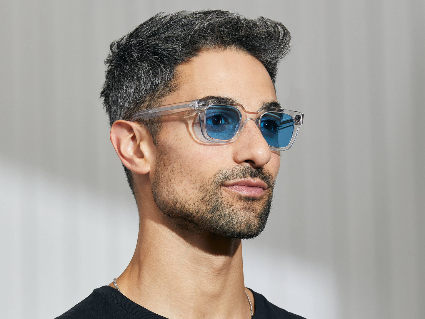 Moscot Grober Crystal With Custom Made Tints Sunglasses