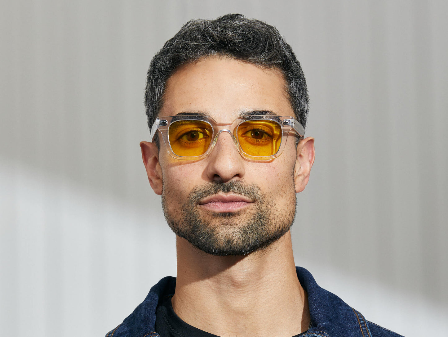 Moscot Grober Crystal With Custom Made Tints Sunglasses