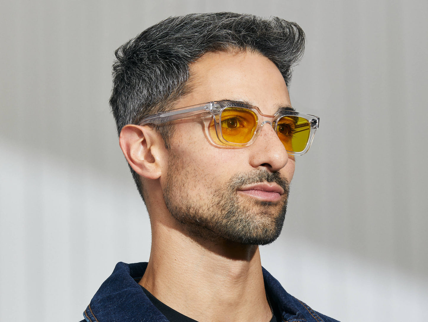 Moscot Grober Crystal With Custom Made Tints Sunglasses