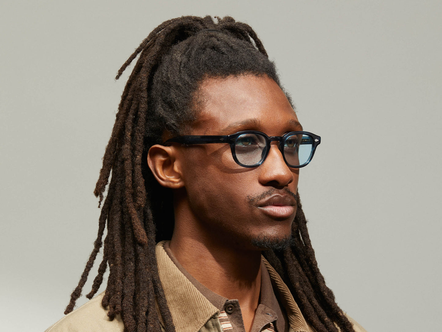 Moscot Lemtosh With Blue+ Sunglasses