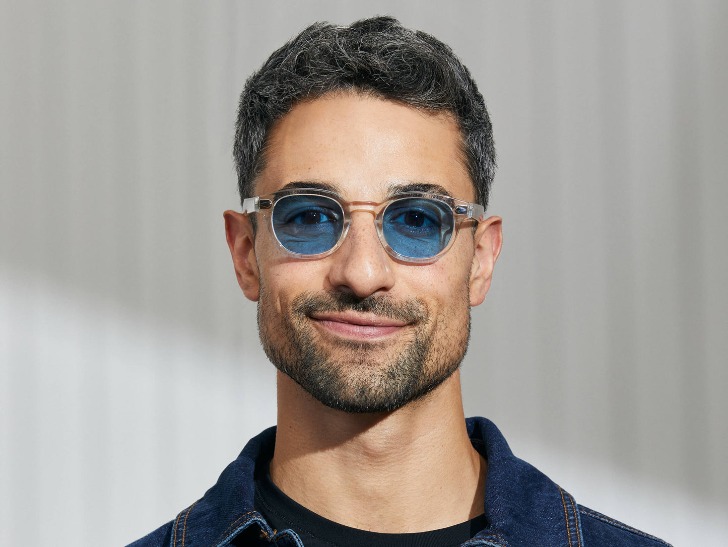 Moscot Lemtosh Crystal With Custom Made Tints Sunglasses
