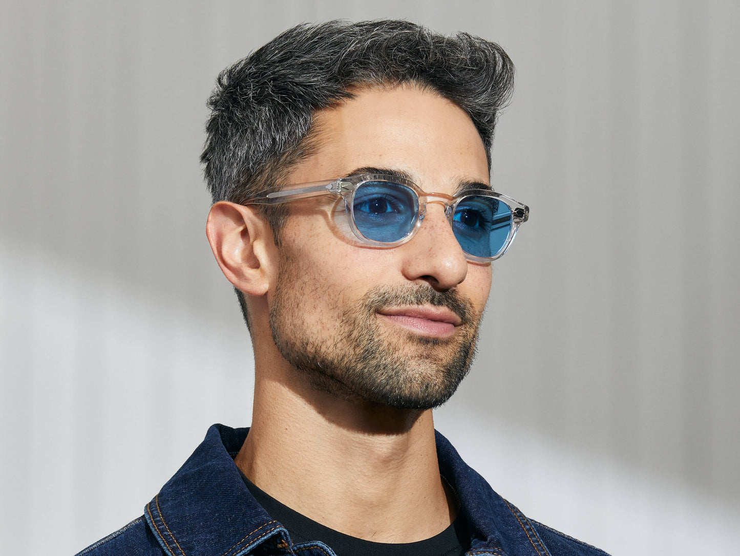 Moscot Lemtosh Crystal With Custom Made Tints Sunglasses
