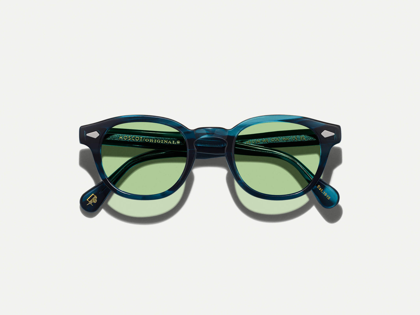 Moscot Lemtosh With Green+ Sunglasses