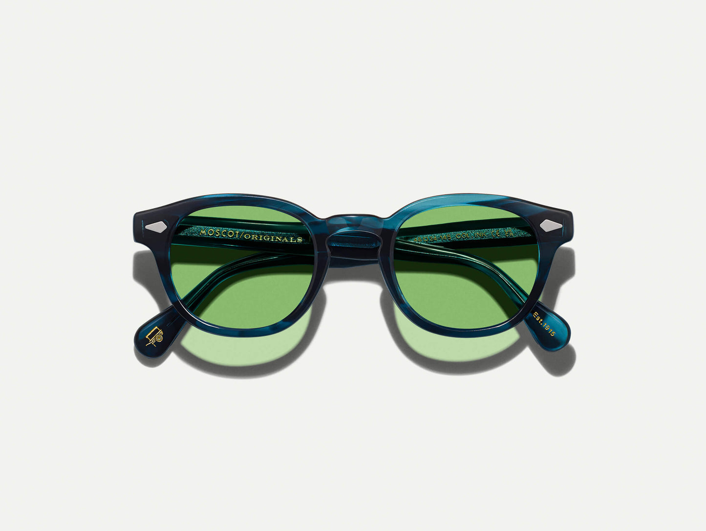 Moscot Lemtosh With Green+ Sunglasses