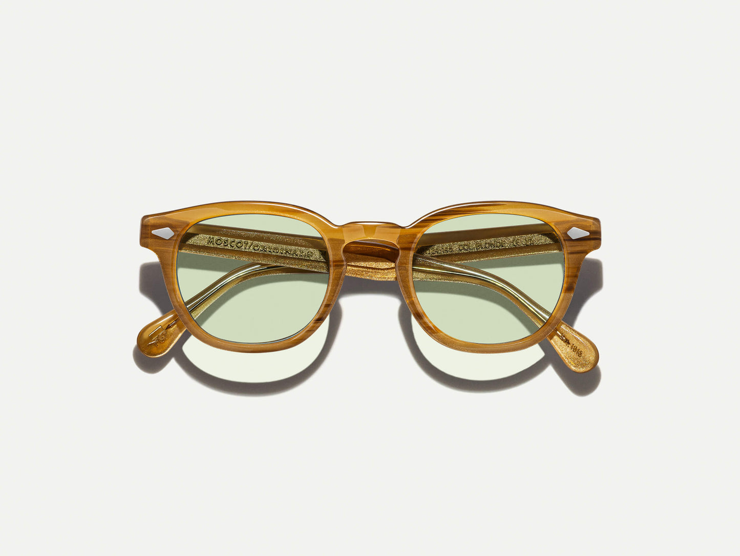 Moscot Lemtosh With Green+ Sunglasses