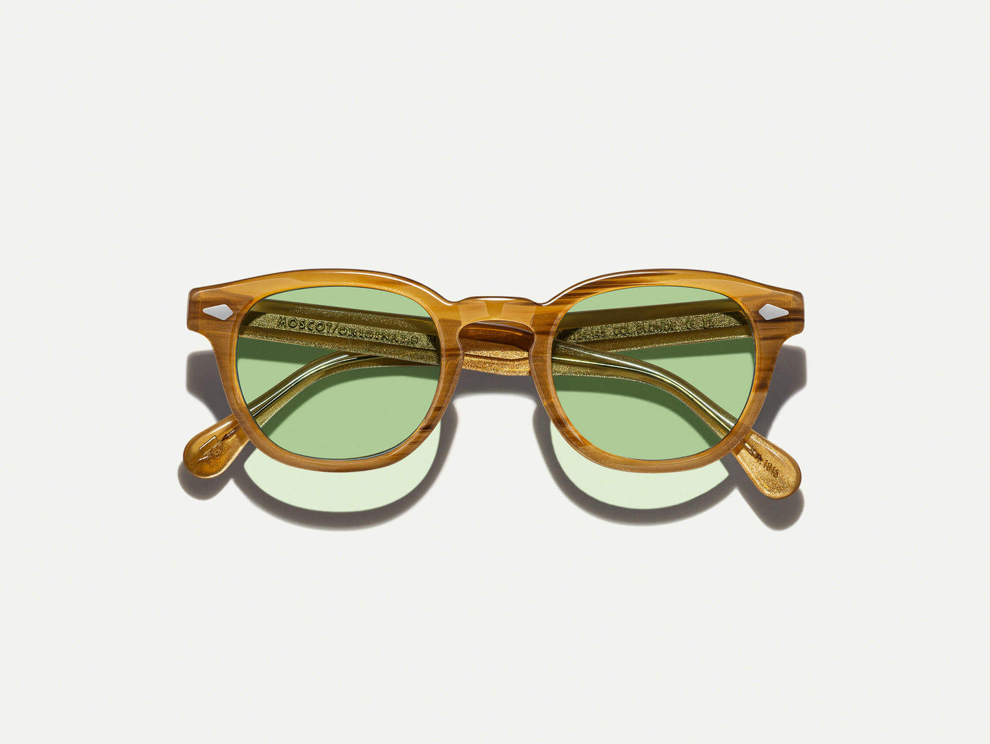 Moscot Lemtosh With Green+ Sunglasses