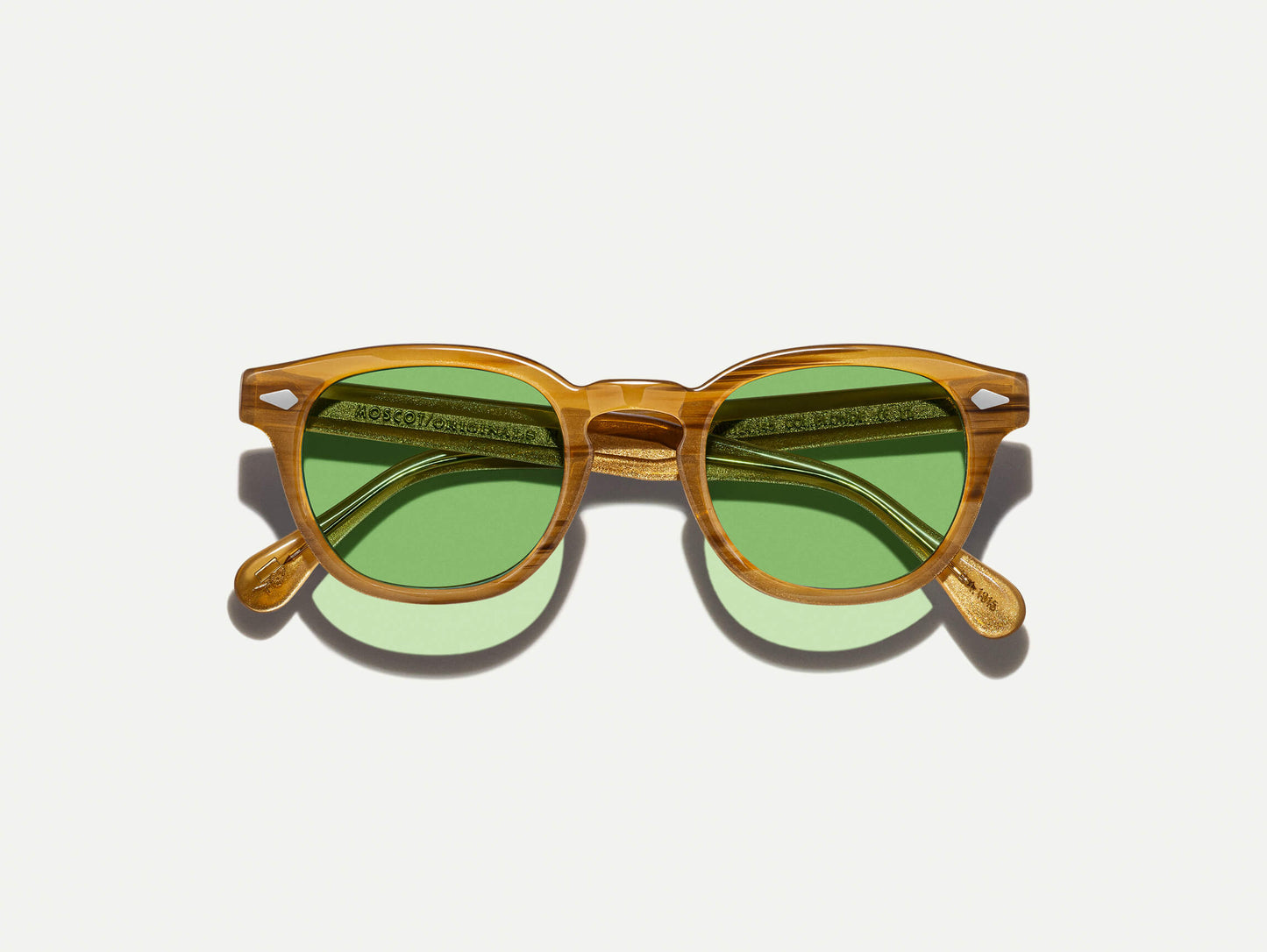 Moscot Lemtosh With Green+ Sunglasses