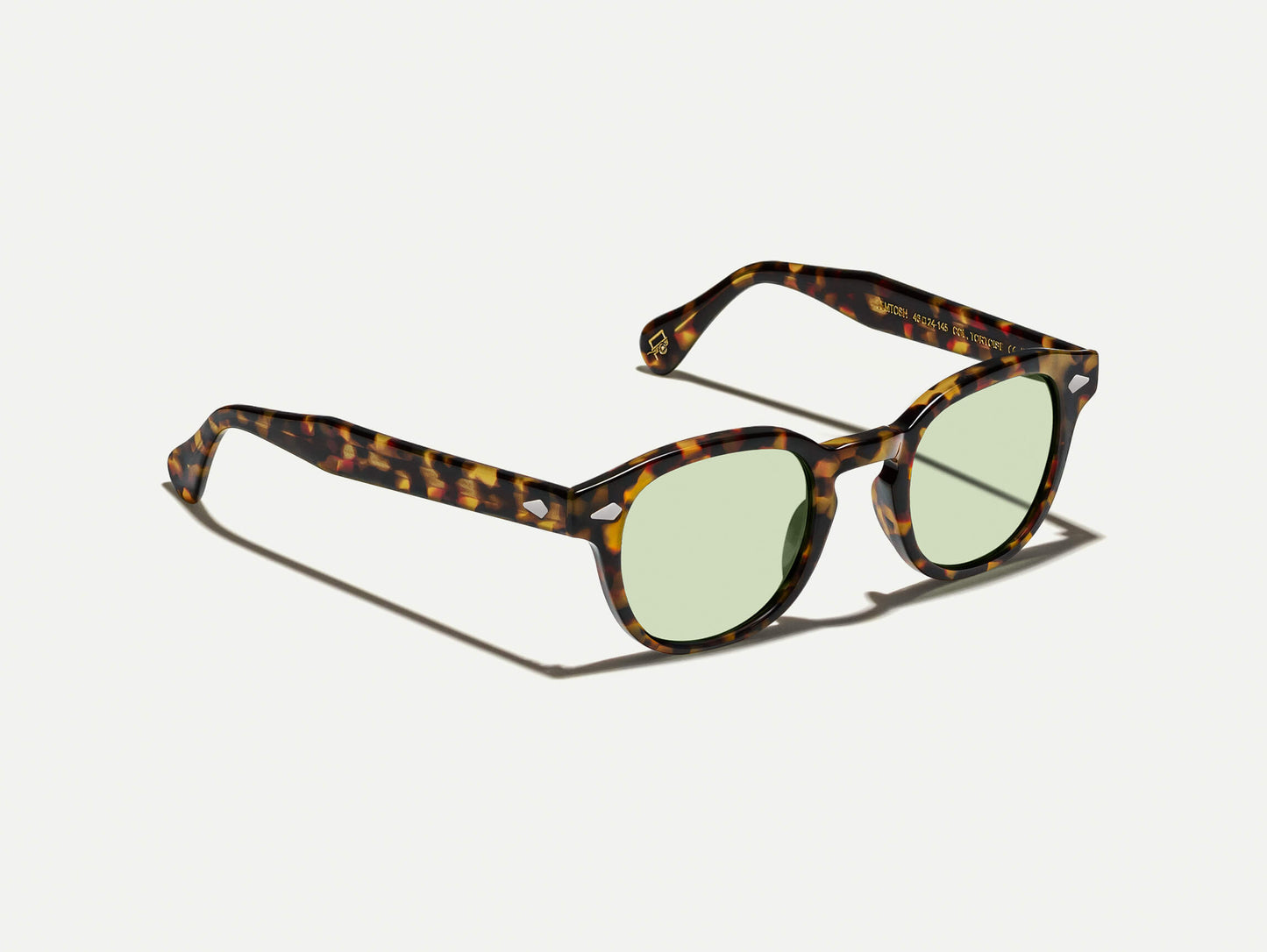Moscot Lemtosh With Green+ Sunglasses