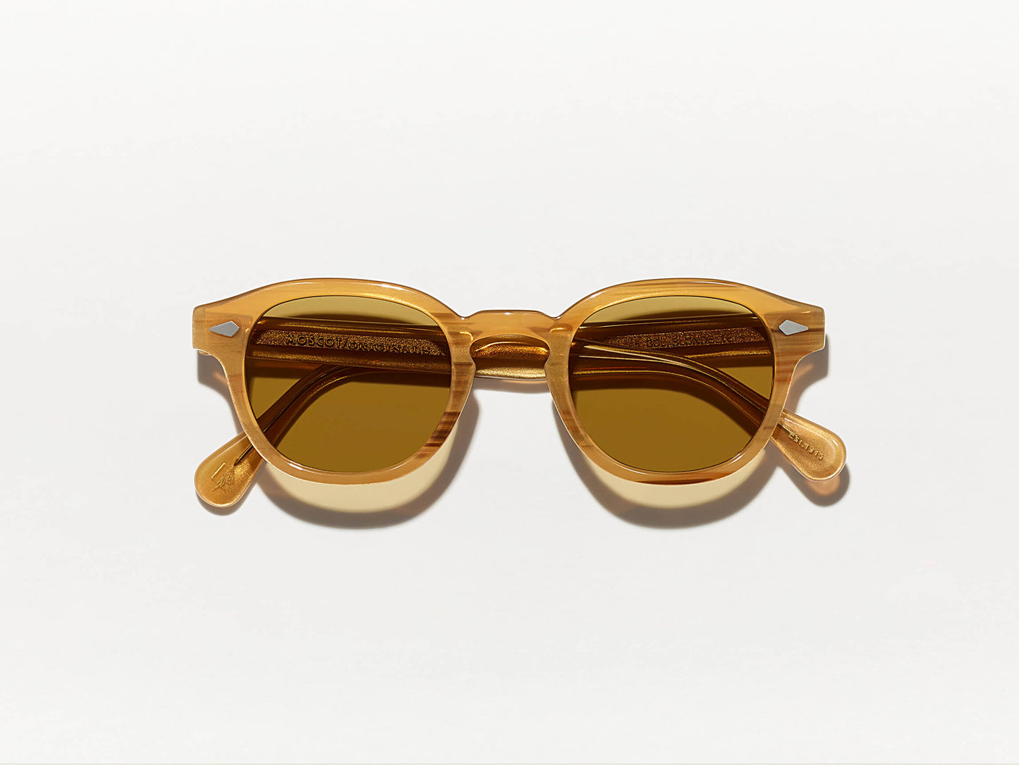 Moscot Lemtosh Monochrome Blonde Sunglasses