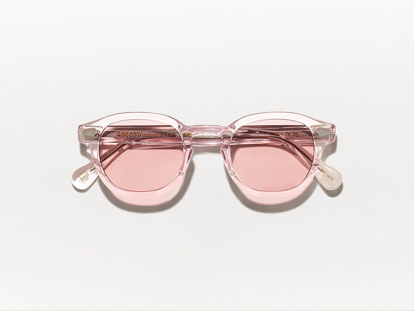 Moscot Lemtosh Monochrome Blush Sunglasses