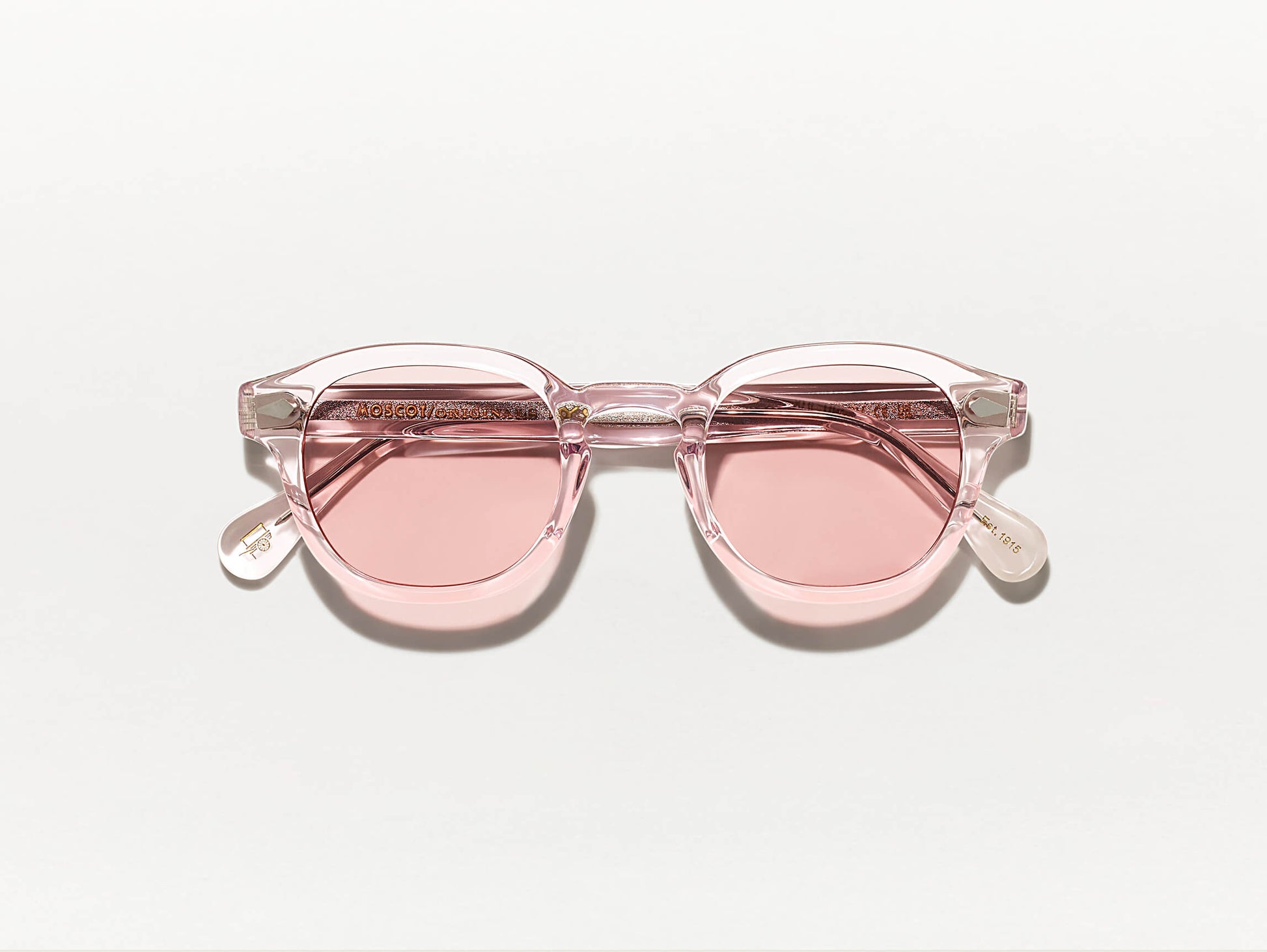 Moscot Lemtosh Monochrome Blush Sunglasses