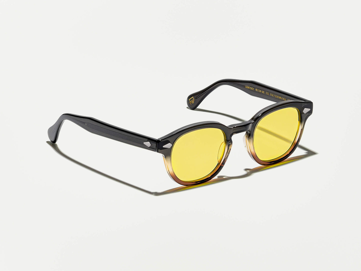 Moscot Lemtosh Monochrome Grey-Brown Fade Sunglasses
