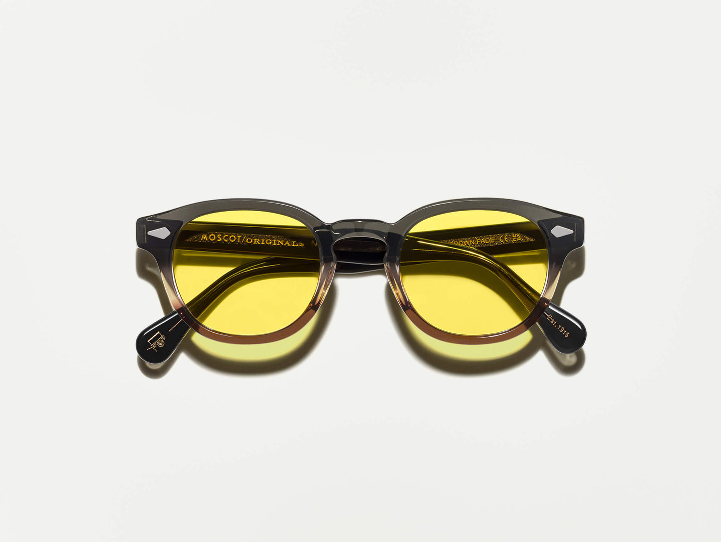 Moscot Lemtosh Monochrome Grey-Brown Fade Sunglasses