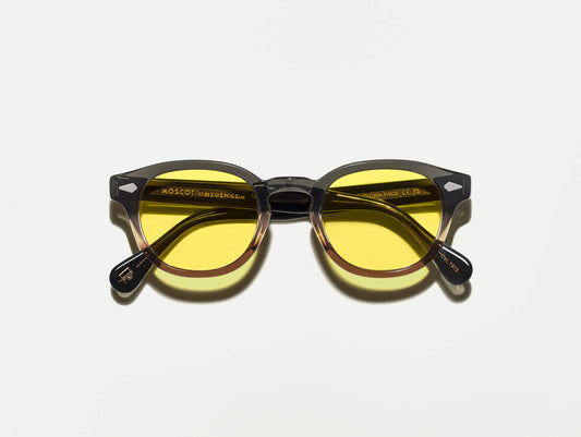 Moscot Lemtosh Monochrome Grey-Brown Fade Sunglasses