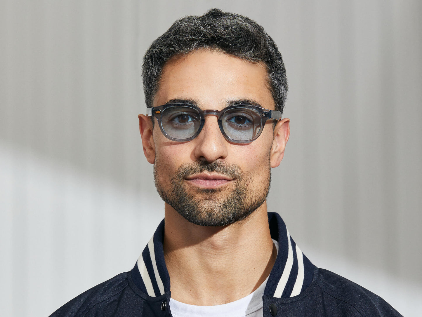 Moscot Lemtosh Monochrome Light Blue Sunglasses