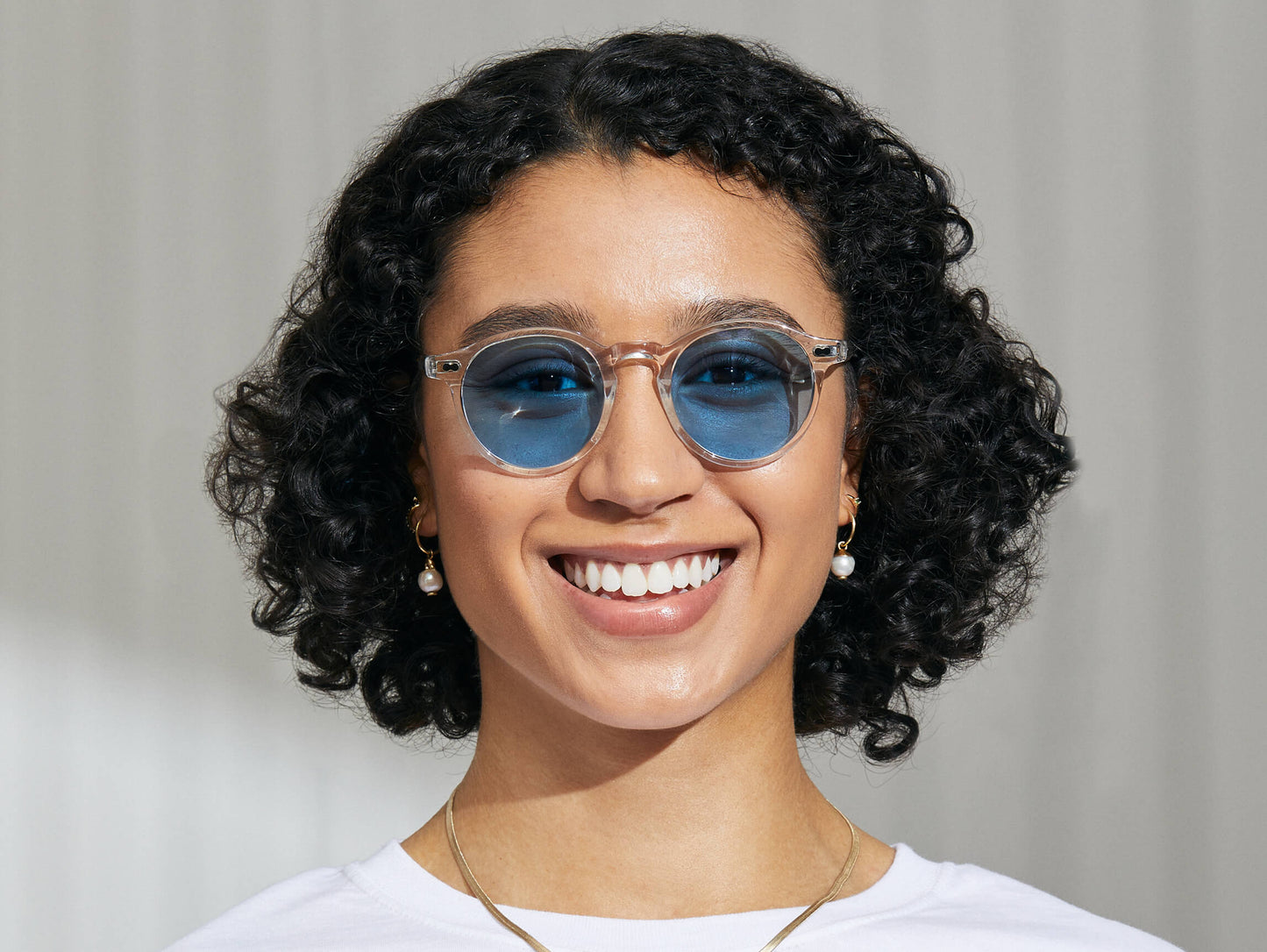 Moscot Miltzen Crystal With Custom Made Tints Sunglasses