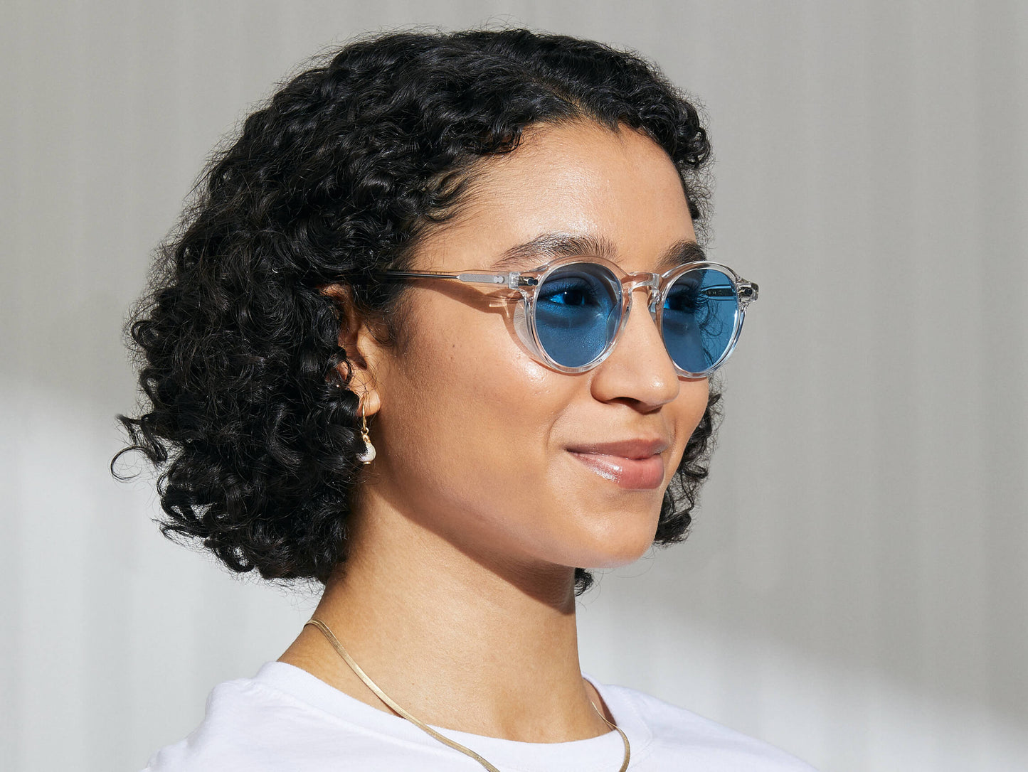 Moscot Miltzen Crystal With Custom Made Tints Sunglasses