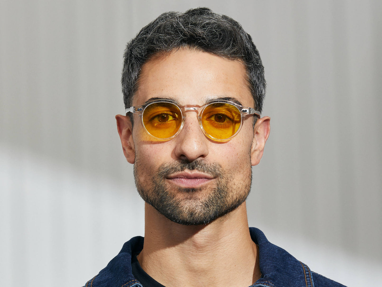 Moscot Miltzen Crystal With Custom Made Tints Sunglasses