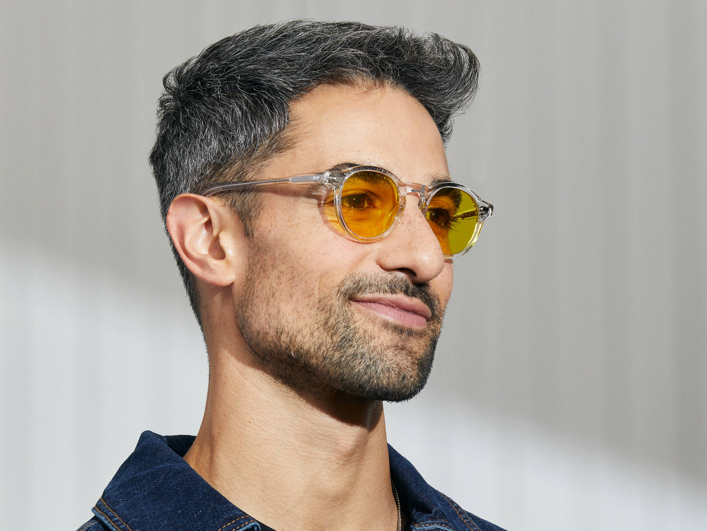 Moscot Miltzen Crystal With Custom Made Tints Sunglasses