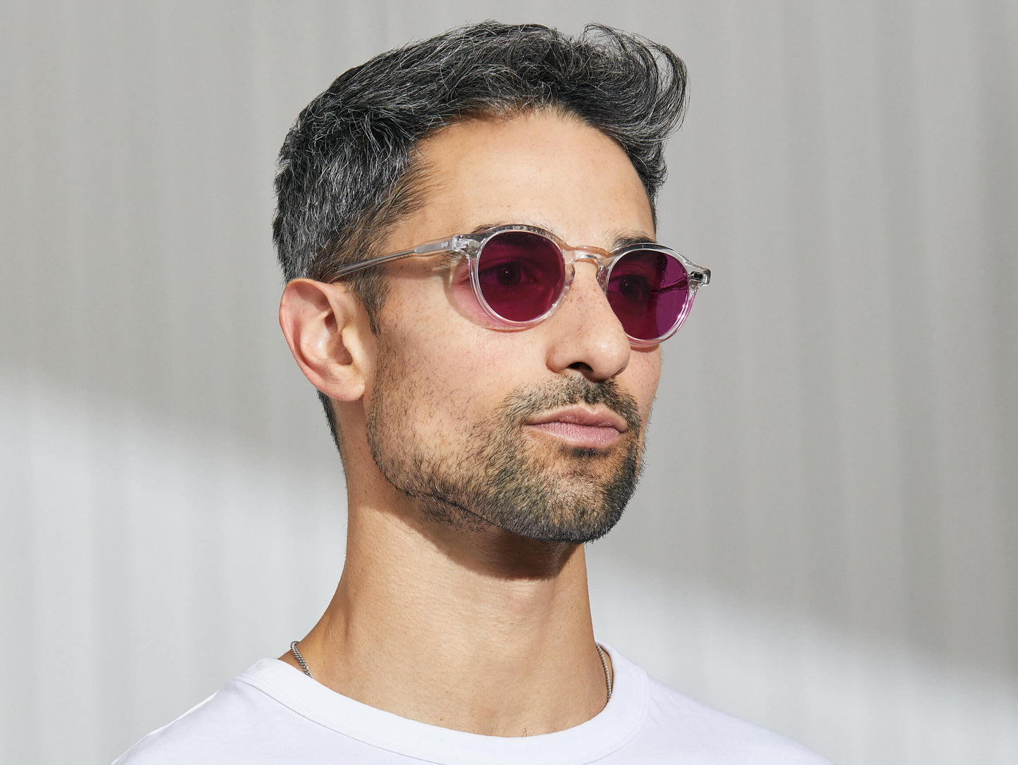 Moscot Miltzen Crystal With Custom Made Tints Sunglasses